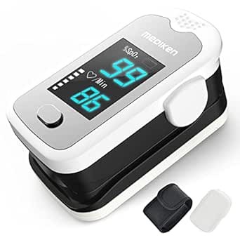 パルスオキシメーター、心拍数モニター、脈拍測定装置は家庭での使用、旅行、自宅、登山に適しており、LEDディスプレイは読みやすく、正確度が高い